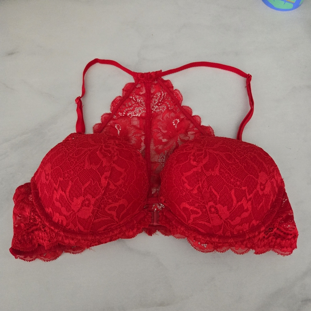 Victoria's Secret Scarlet Lace Bra
